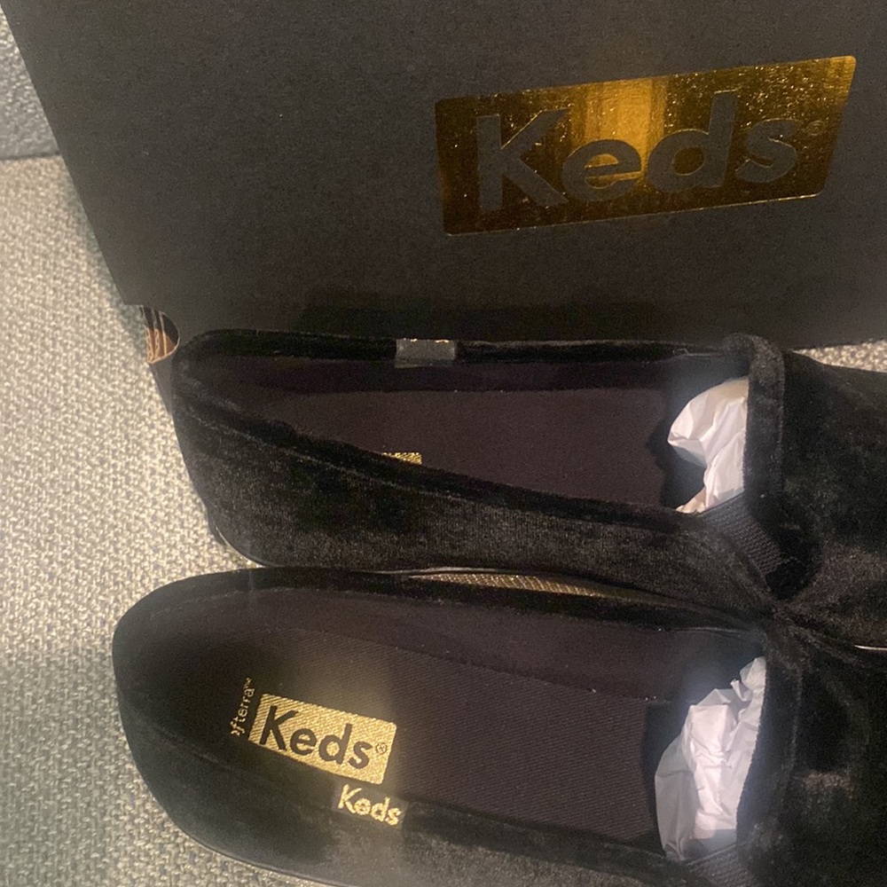 Keds *nwt new in box size 9 Triple decker Dazzle blk - Picture 5 of 9